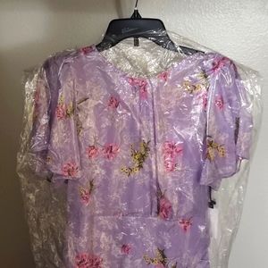 ASTR dress lilac pink floral with tags